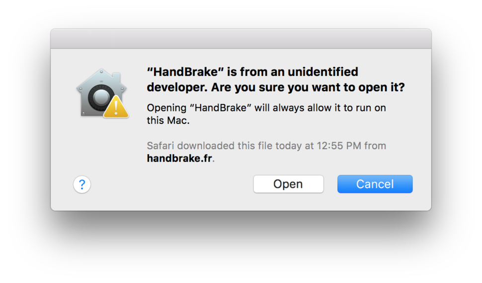 Allow unapproved apps mac os