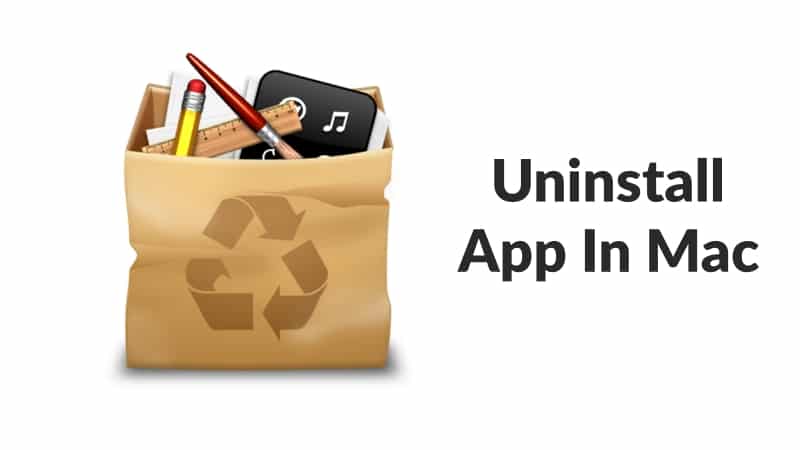 How To Uninstall An App In My Mac
